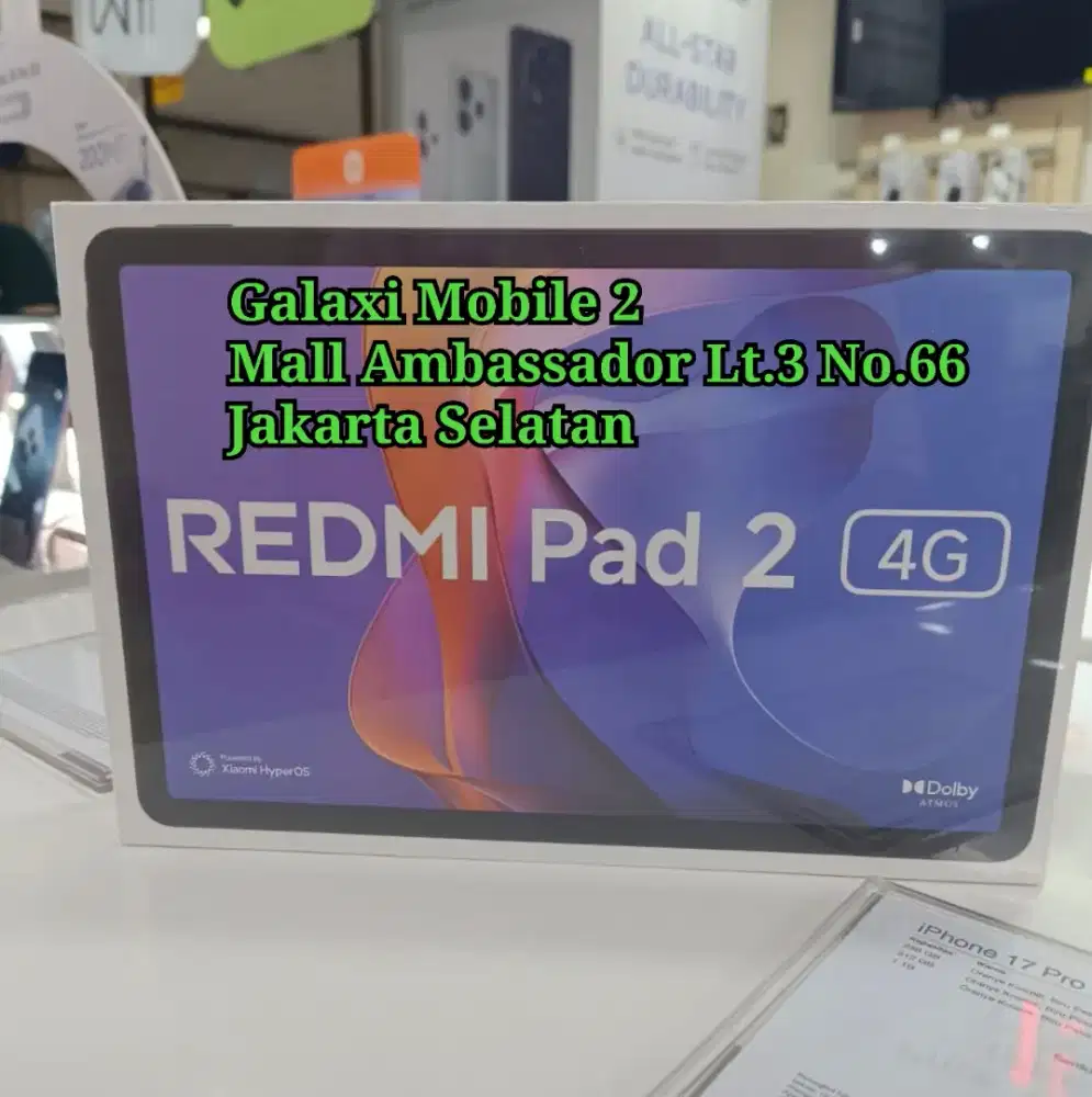 Redmi Pad 2 4G 6GB 128GB Resmi Bisa Cash Kredit Tukar Tambah