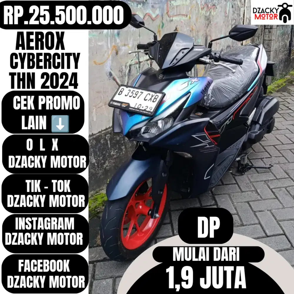 AEROX CYBERCITY THN 2024 SECOND LIKE NEW