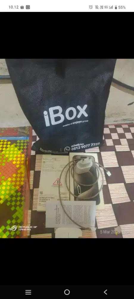 Iphone 15 Pro PA/A Ibox Fullset bawaan 128 GB