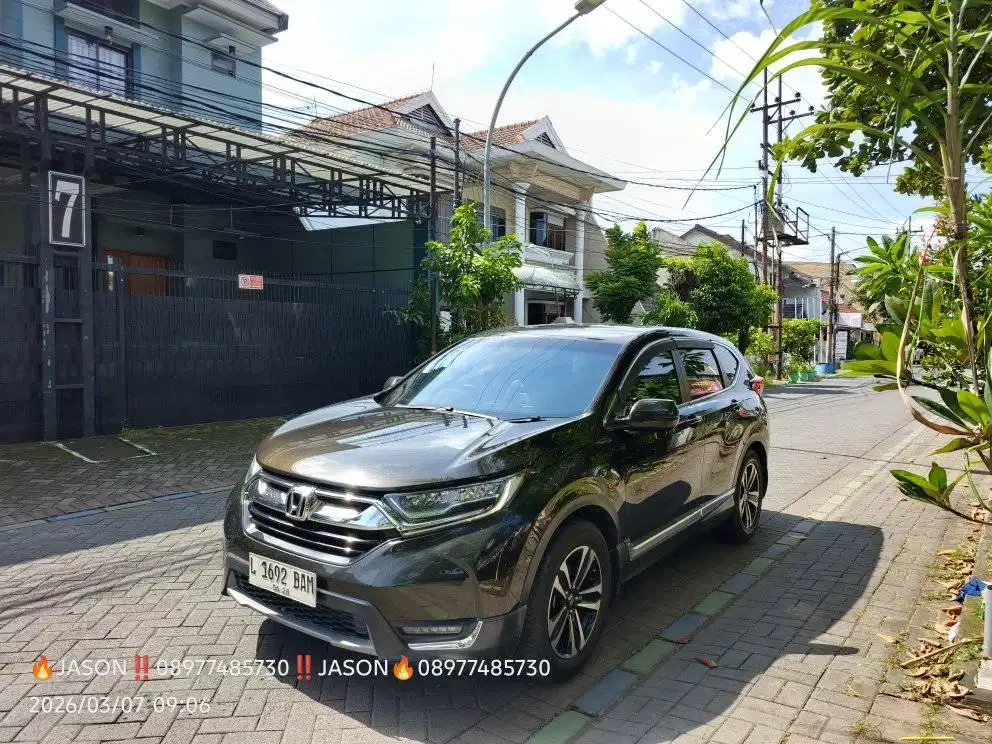 NEW CRV TURBO PRESTIGE 1.5 MATIC 2017 ‼️KM 56 RIBU ,7 SEATER ISTIMEWAH