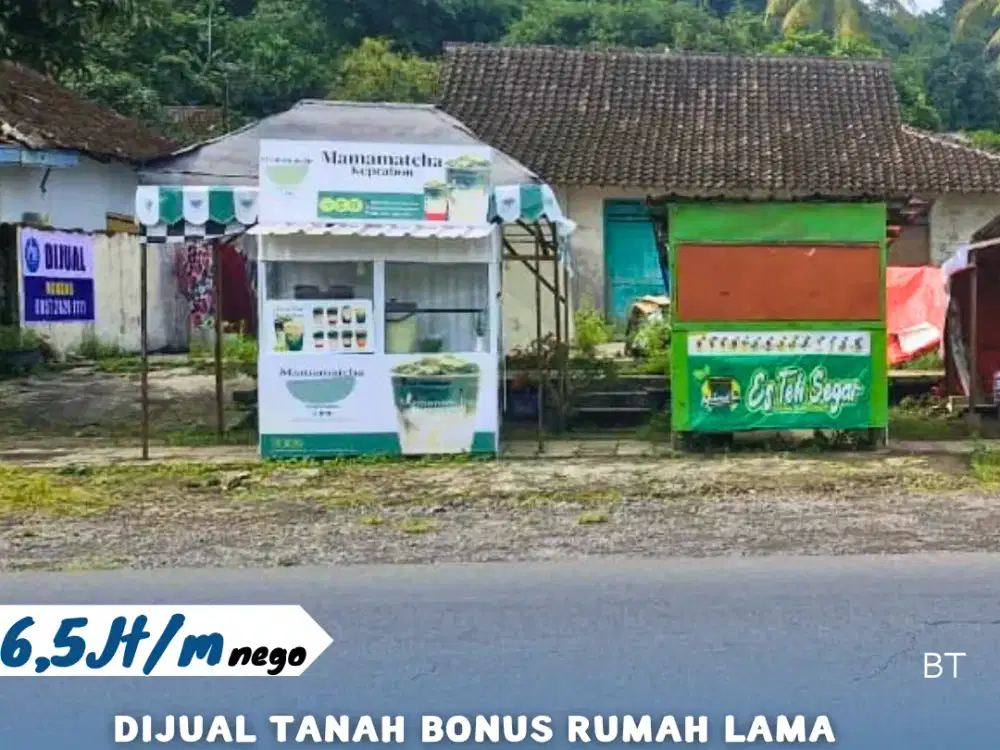 Dijual Tanah Bonus Rumah Lama, Di Keprabon Karangpandan Jl. Lawu