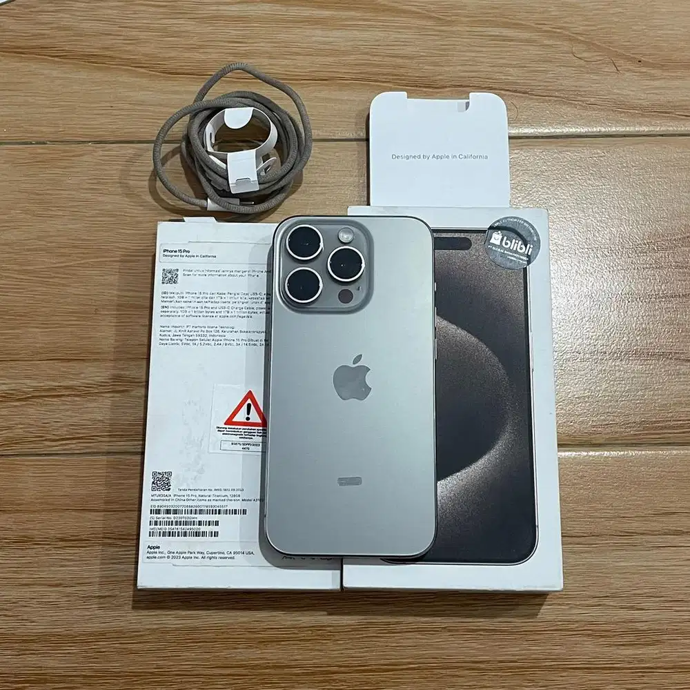 IPhone 15 Pro 128 iBox resmi bh 80 Orian