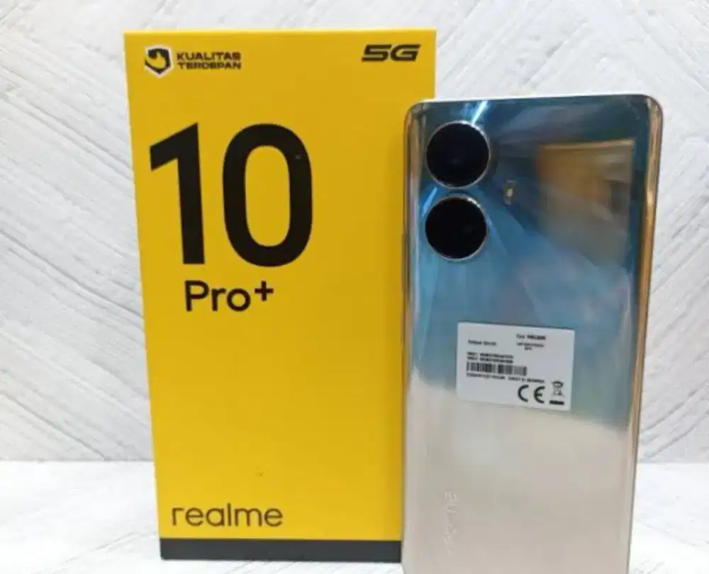 Murah hp realme 10 pro+ plus 5G ram 12/256 lkp mulus, bs TT
