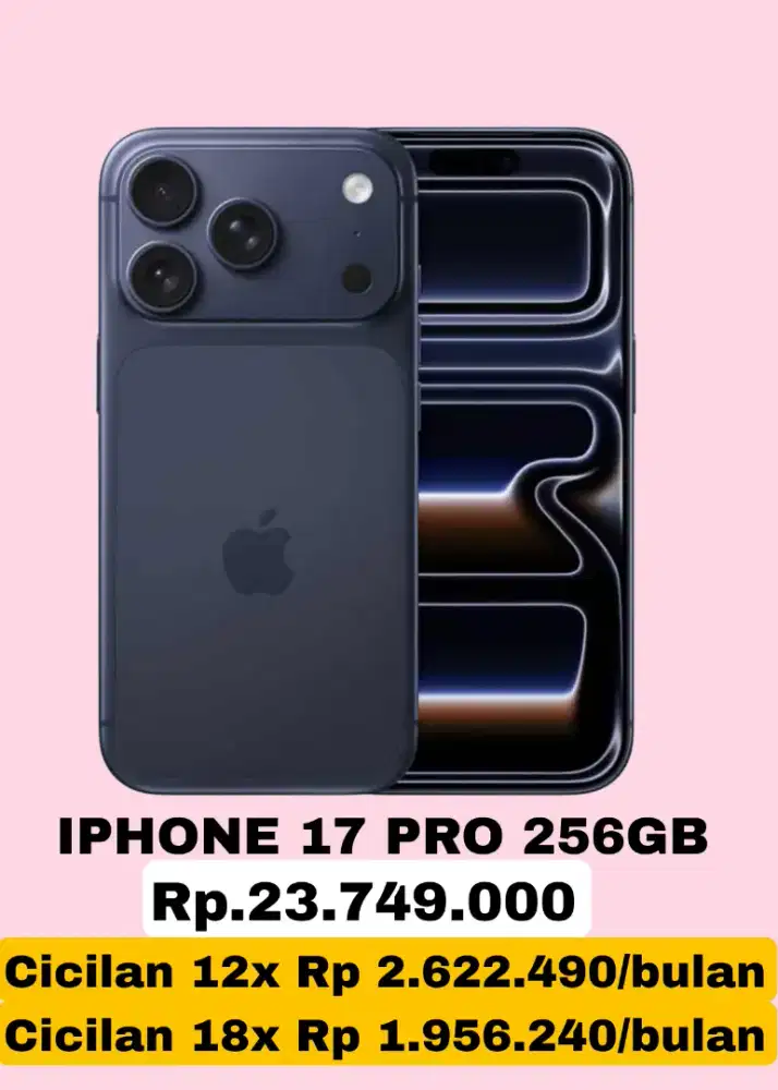 IPHONE 17 PRO BISA CICIL