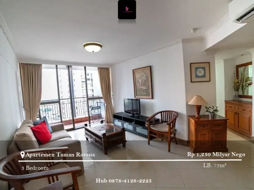 Dijual Apartement Taman Rasuna 2BR Full Furnished Tower 7