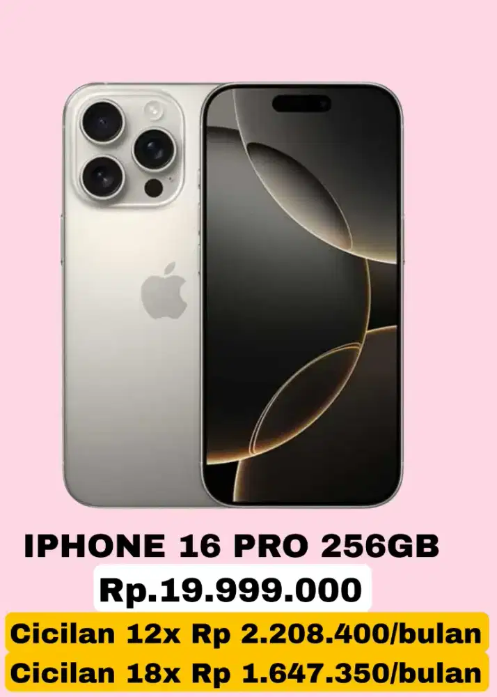 IPHONE 16 PRO BISA CICILAN