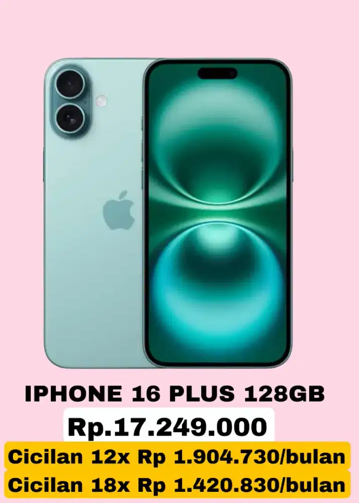 IPHONE 16 PLUS bisa CICILAN