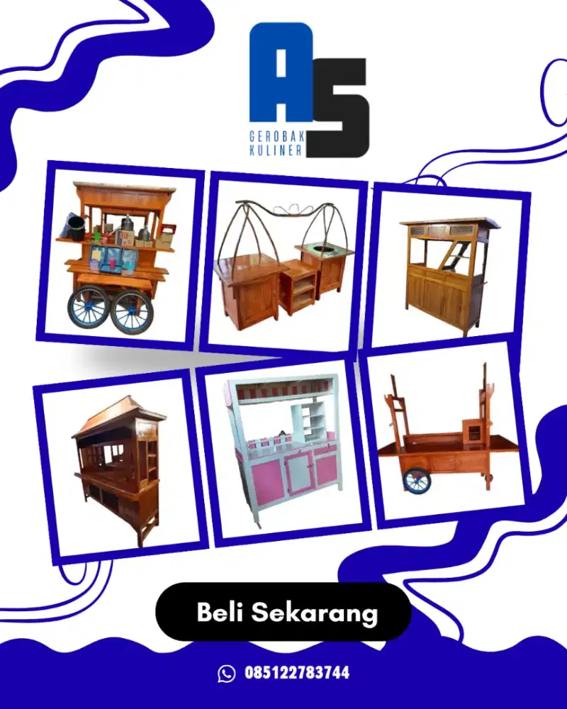 Gerobak kuliner gerobak pecel gerobak custom bayar COD