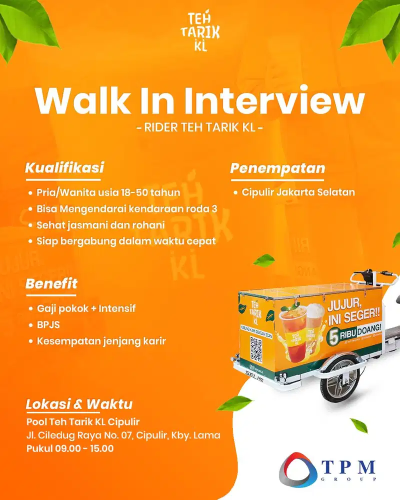 Rider Teh Tarik KL (Jaksel)