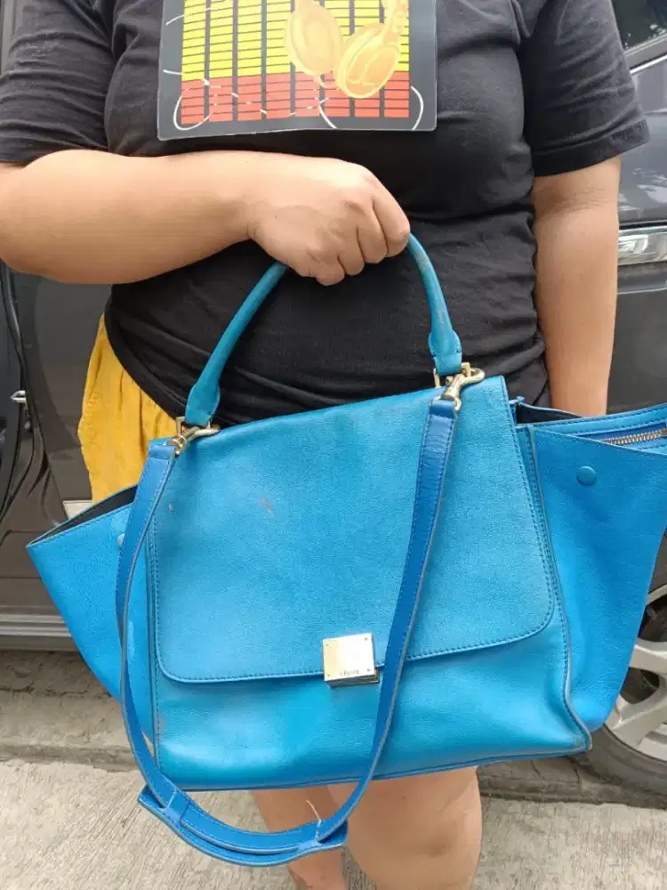 Tas celine trappez leather