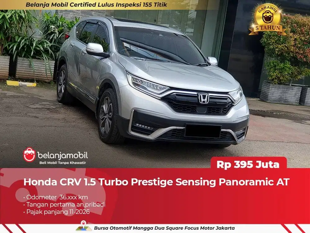 [GARANSI 5TH] Honda CRV CR-V CR V 1.5 Turbo Prestige Sensing 2022/2023