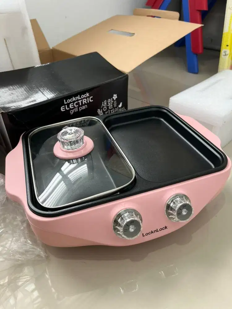 Grill pan panci listrik lock n lock