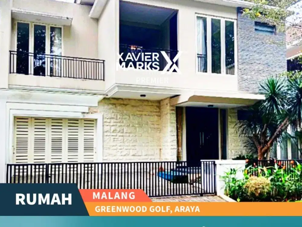 Dijual/Disewakan Rumah Mewah Full Furnished di Greenwood Araya Malang