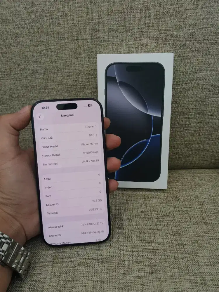 iPhone 16 pro 256 bh 92 ibox