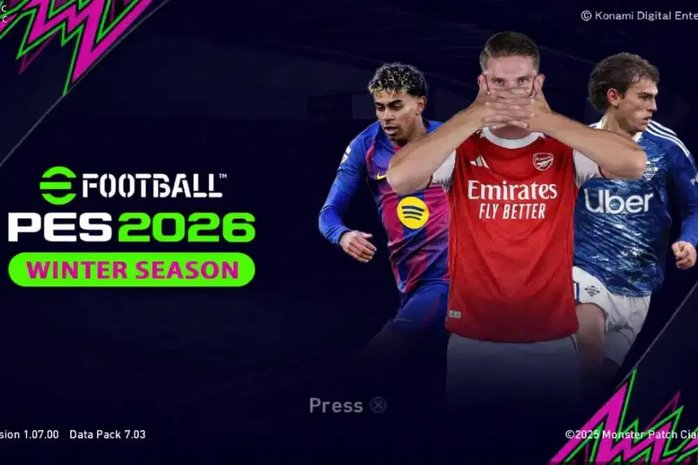 Pes 2026 winter Monster patvh untuk ps4
