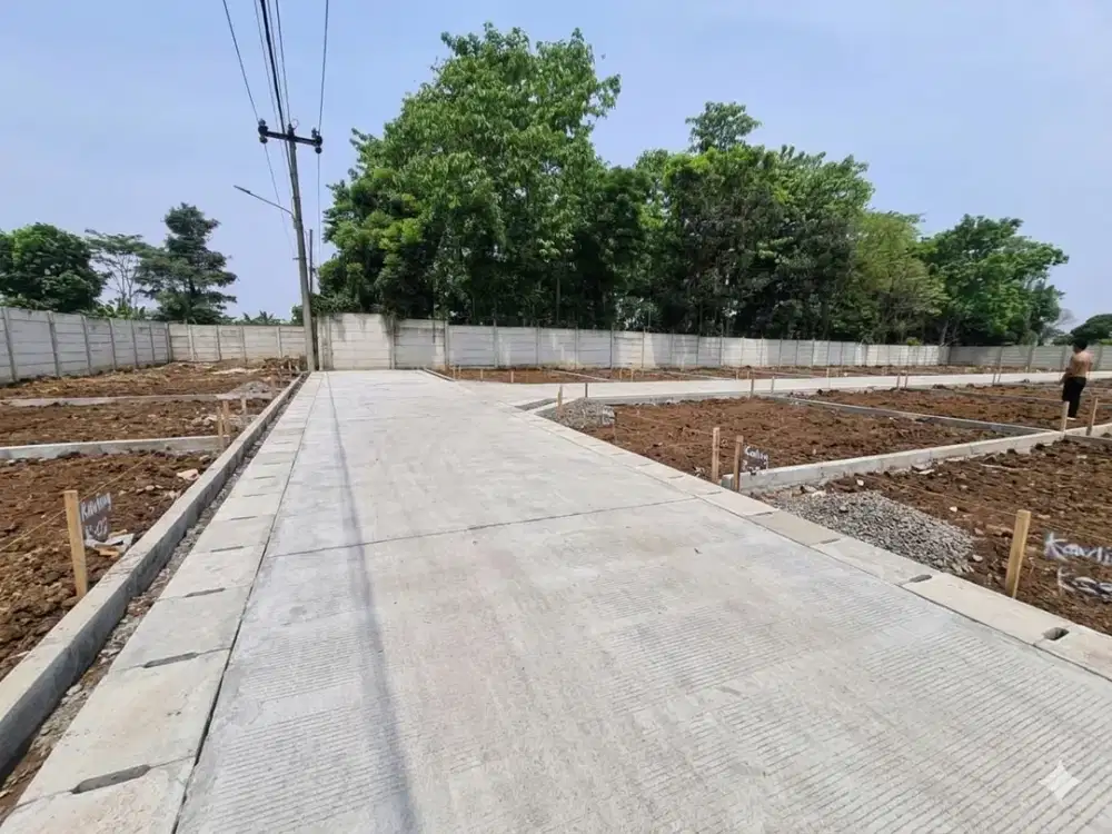 Kavling Cisauk Tangerang,Akses 2Mobil Langsung Tepi Jalan Utama