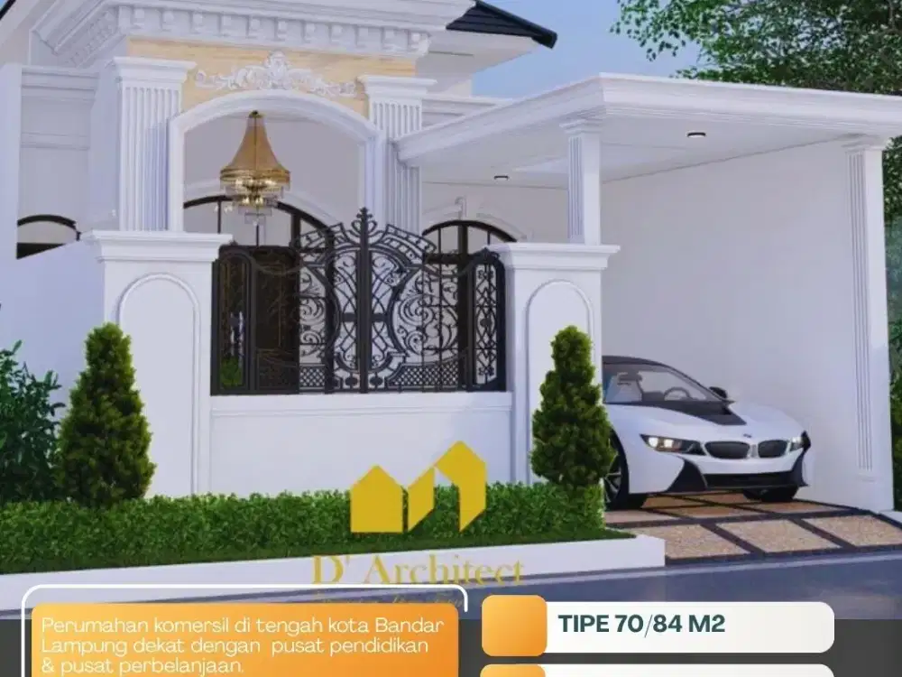 RUMAH VIRAL ONE GATE SYSTEM DI DEKAT KAMPUS UNILA