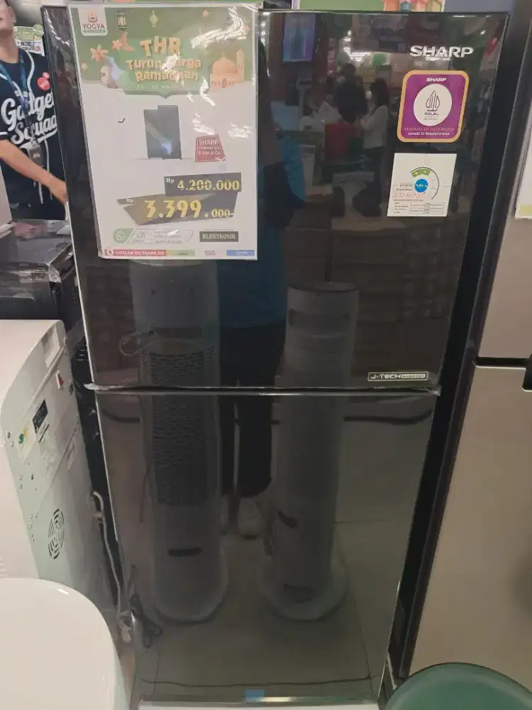 SHARP LEMARI ES SJ 246 SI GK PROMO CICILAN TANPA DP