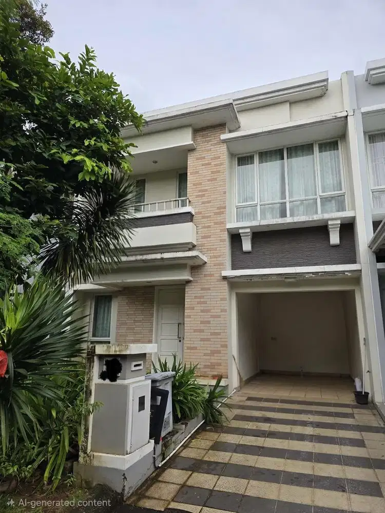 Rumah jual cepat lebar 8, di gading serpong
