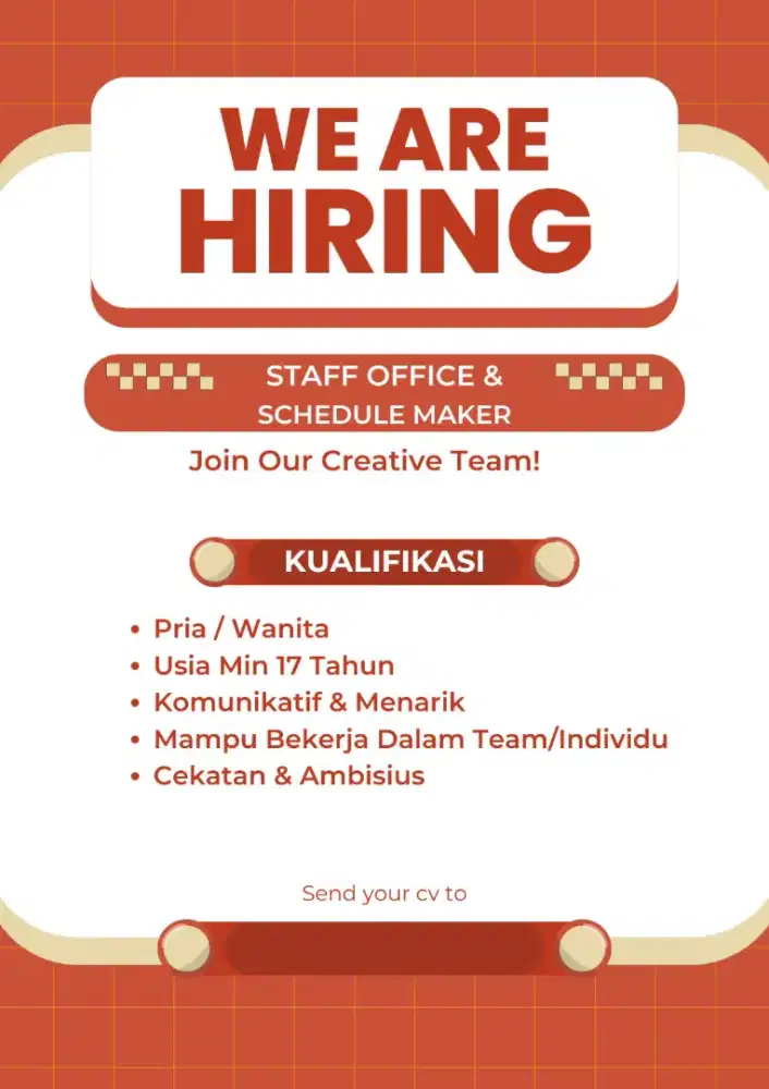 Loker nih guys selagi masih anget