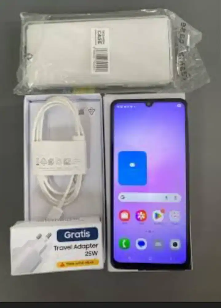 SAMSUNG GALAXY A07 8/256 + charger ori 25w (second)