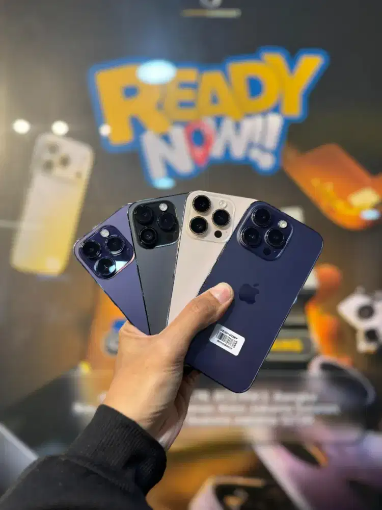 Ready 14 pro 256gb garansi ibox fullset bisa cicilan