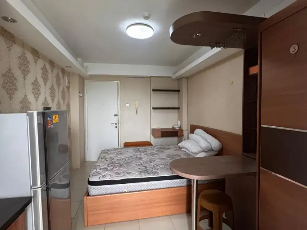 DiJUAL Apartemen Green Palace Kalibata City Tower Tulip Lantai 6 Type Studio Full Furnished. Sudah SHM Harga Rp. 380juta