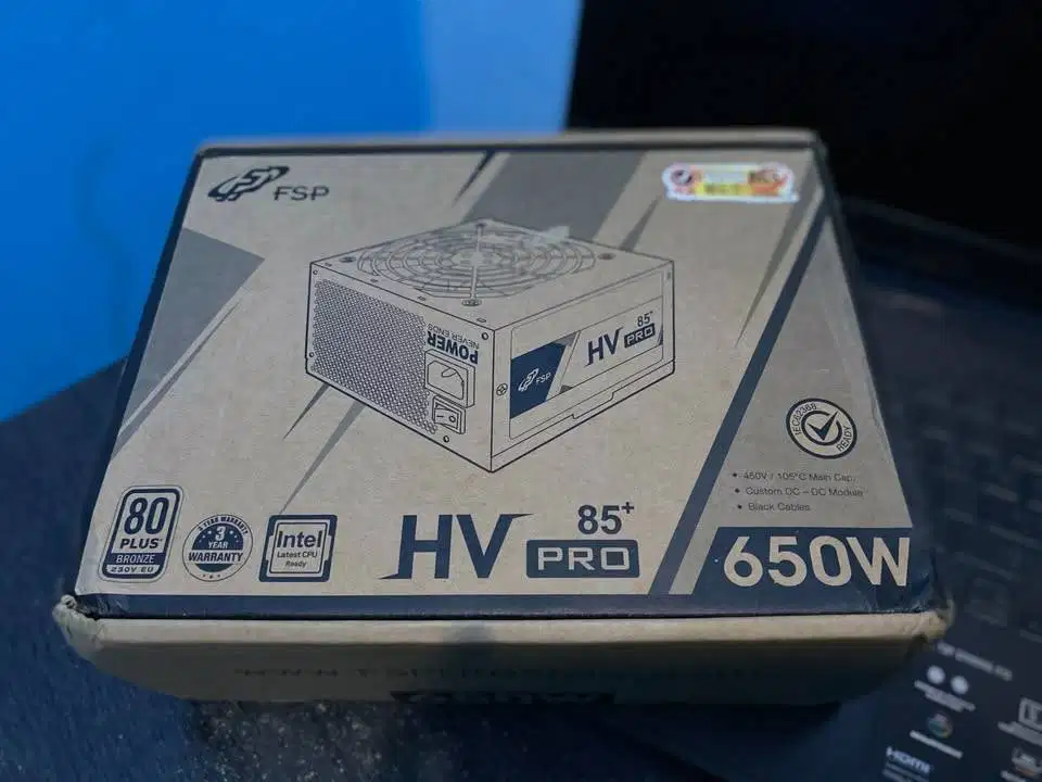 PSU FSP HV PRO 650W 85+ ATX 3.0 - Bronze SECOND/PRELOVED/BEKAS