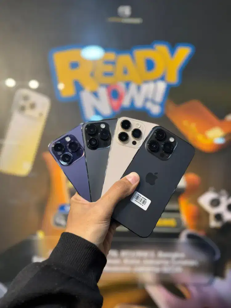 Ready 14 pro 128gb garansi ibox fullset bisa cicilan