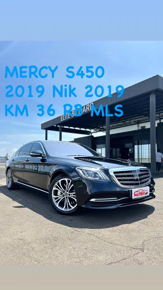 Mercy S450 Nik 2019 Black on mocca Siap pakai