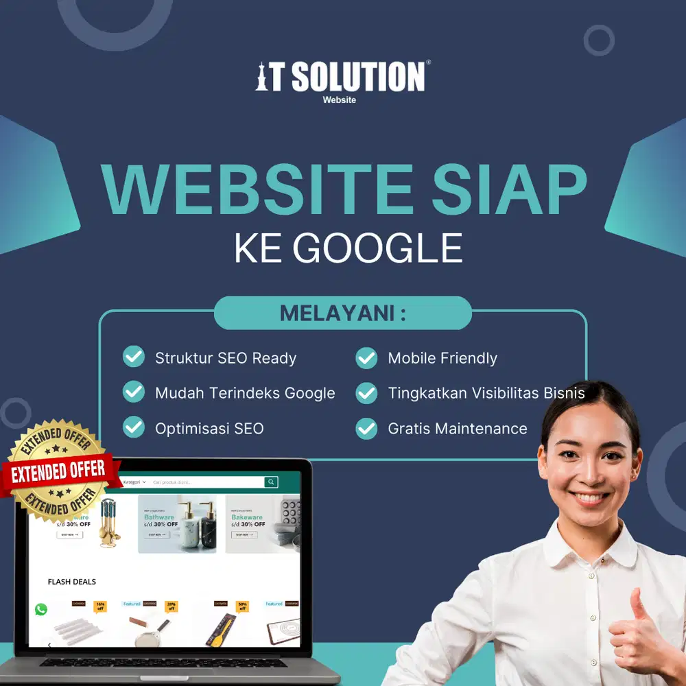 Website Siap ke Google – Profesional, SEO Friendly & Siap Promosi