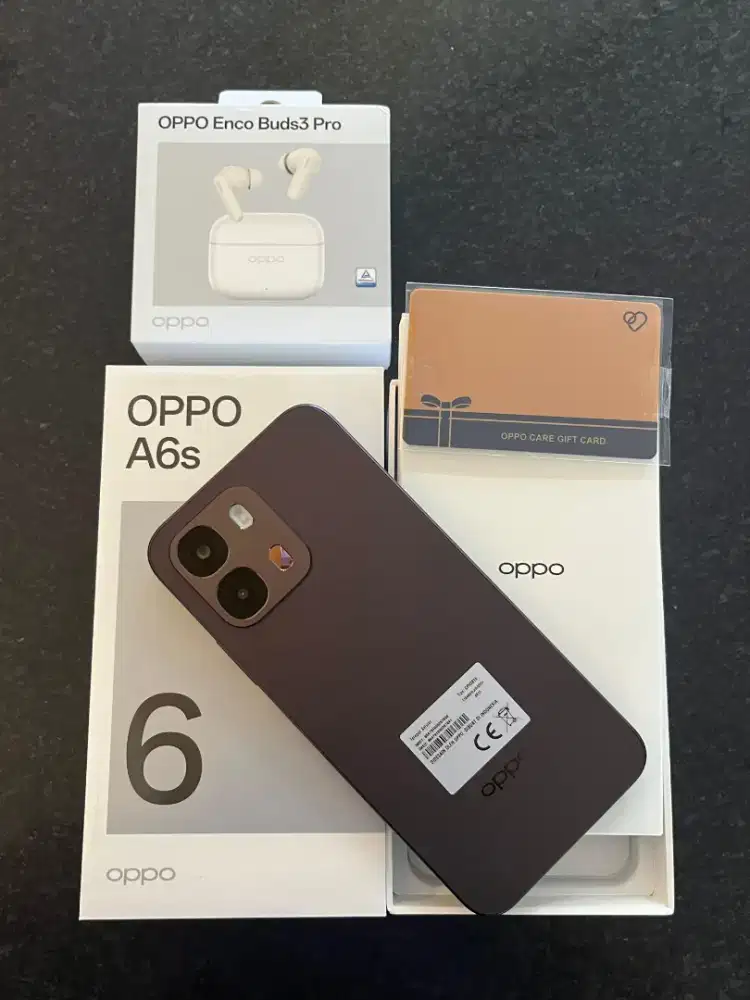 NEW OPPO A6S ,PROMO THR CASBCAK + FREE GIFT