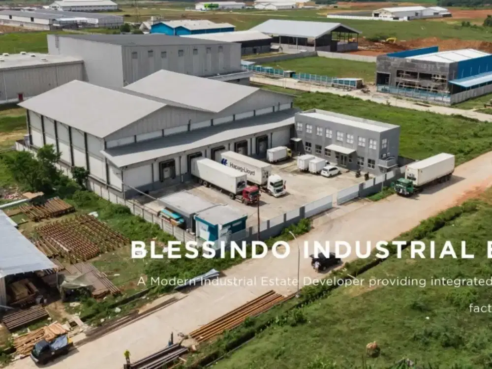 Gudang di Kawasan industri Blessindo - Legok , Tangerang