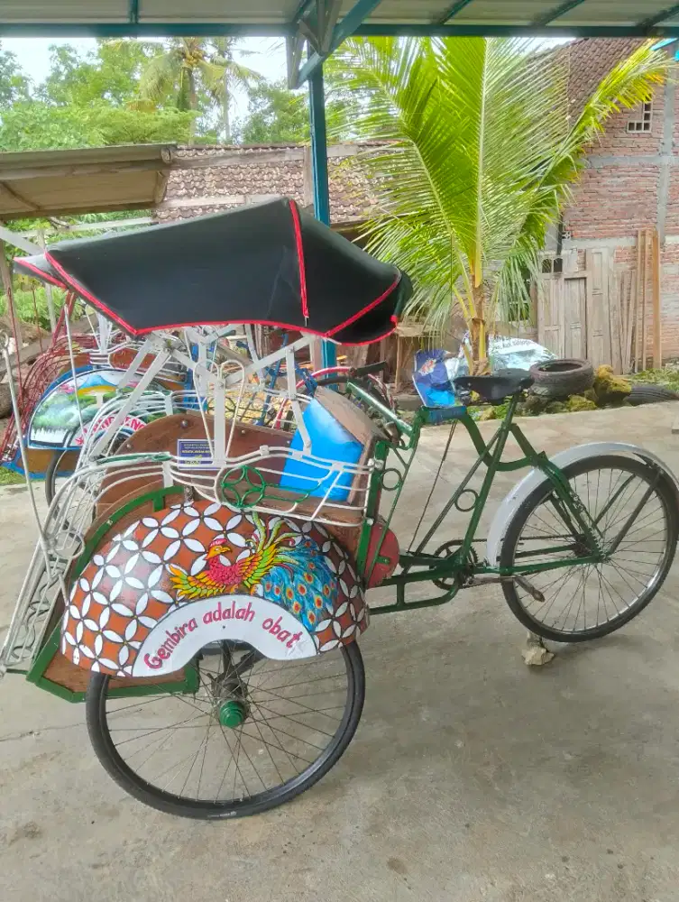 BECAK KLASIK,PAJANGAN