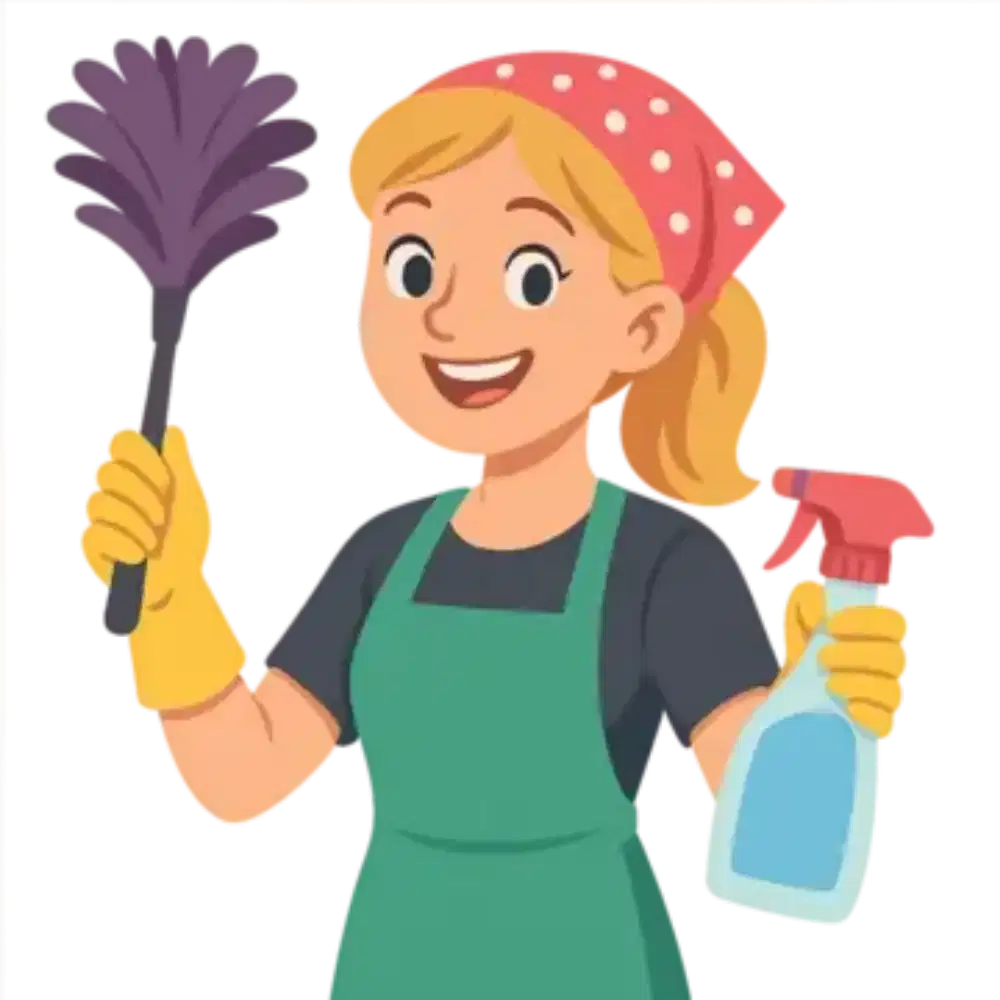 Jasa bebersih, Momong,.Infal