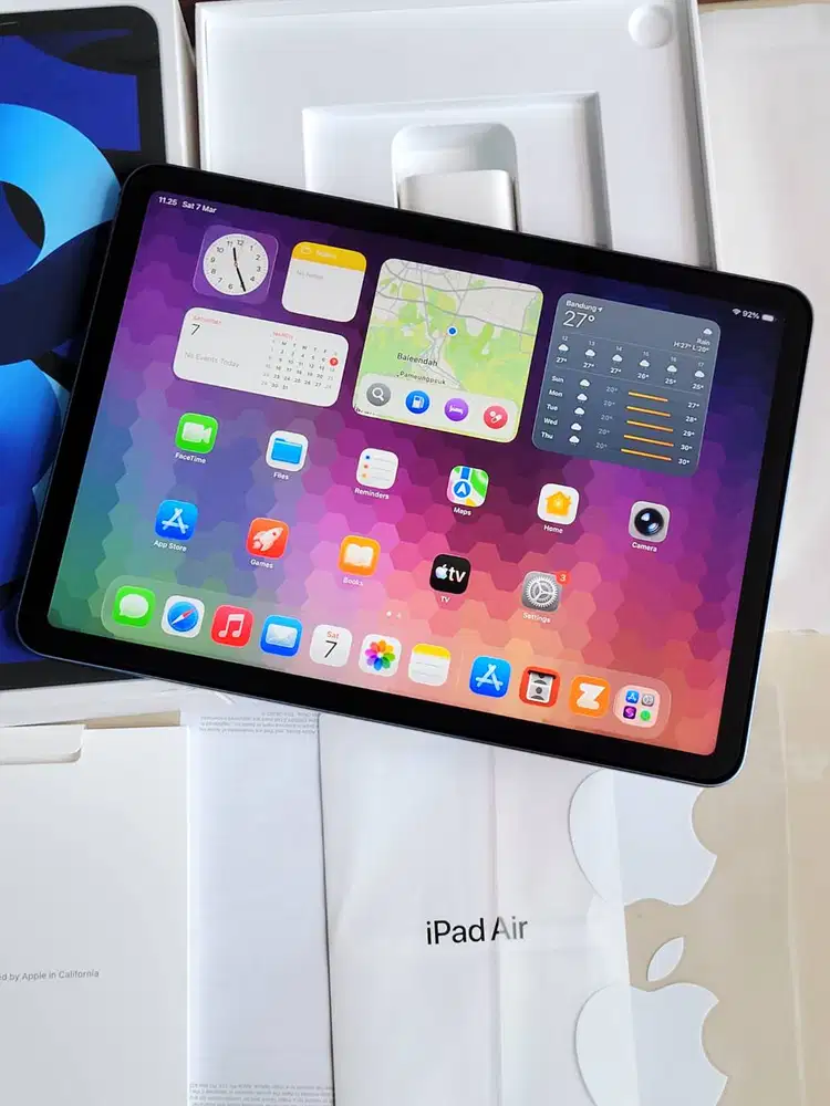 iPad Air 5 M1 Fullset Mulus Like New 11inch 64gb Wifi Second Bekas Ori