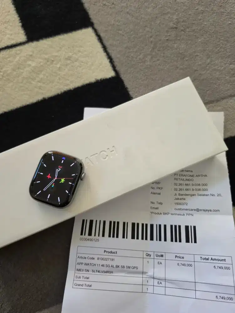 Apple Watch 11 46mm Space Gray S/M