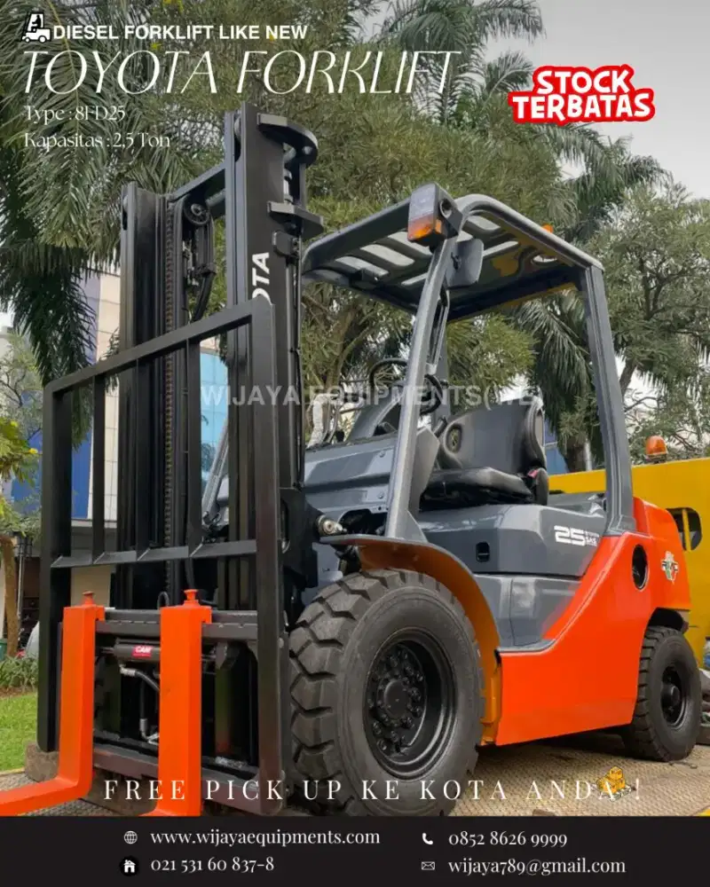 Toyota Forklift Diesel 2,5