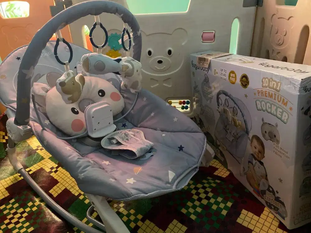 Preloved Bouncer/Ayunan Bayi Sugarbaby Premium Rocker 10in1 - Pembelia