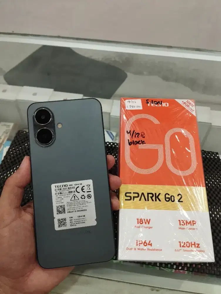 TECNO SPARK GO 2 RAM 4+4/128 LENGKAP ORI MULUS NO MINUS