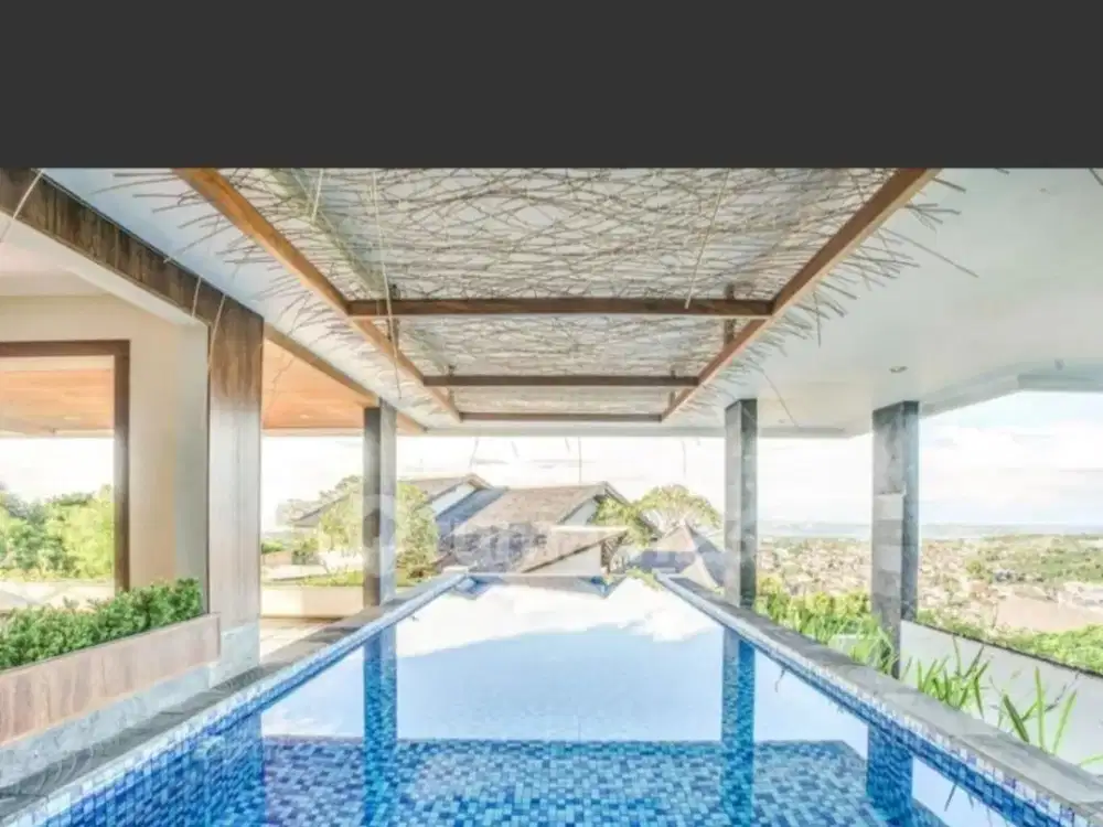 For Lease Monthly or Yearly Luxury Modern Villa With Big Stunning Pool And Sea View 3 Floor In Goa Gong, Jimbaran.