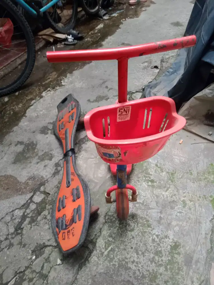 otoped+skateboard jual cepat