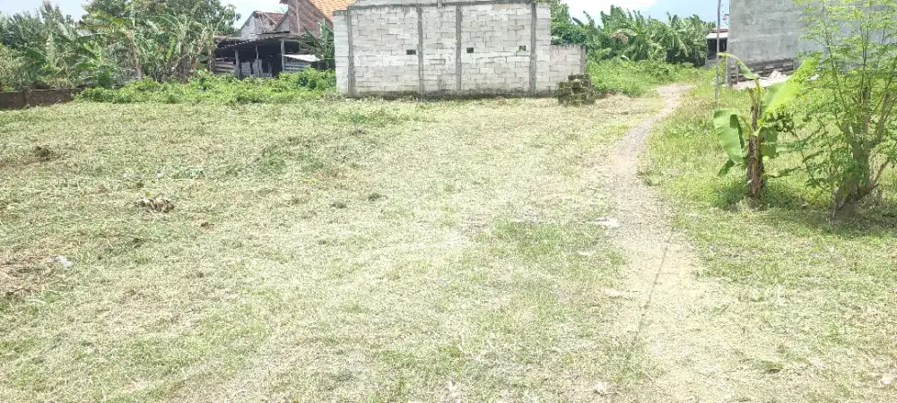 Tanah Pekarangan siap bangun desa gelang kavling tulangan SHM