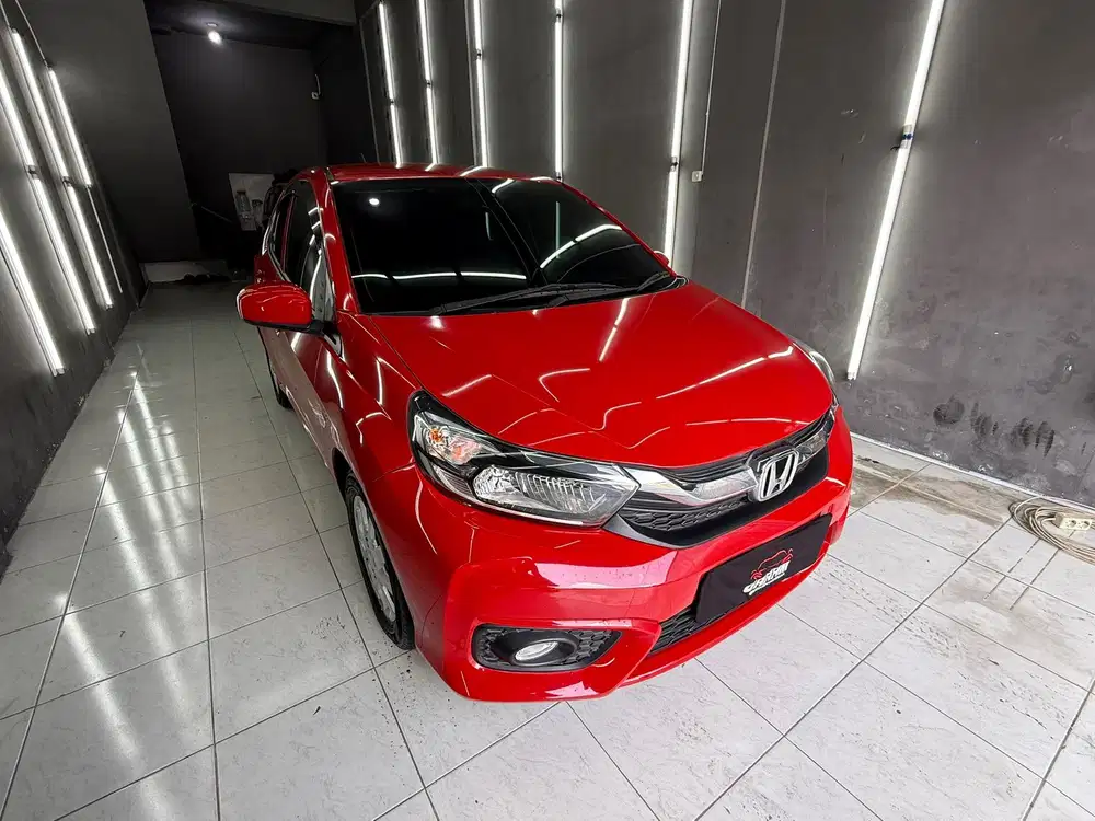 [ODO 5.xxx] HONDA BRIO 1.2 E SATYA M/T 2021 MERAH AGYA AYLA JAZZ