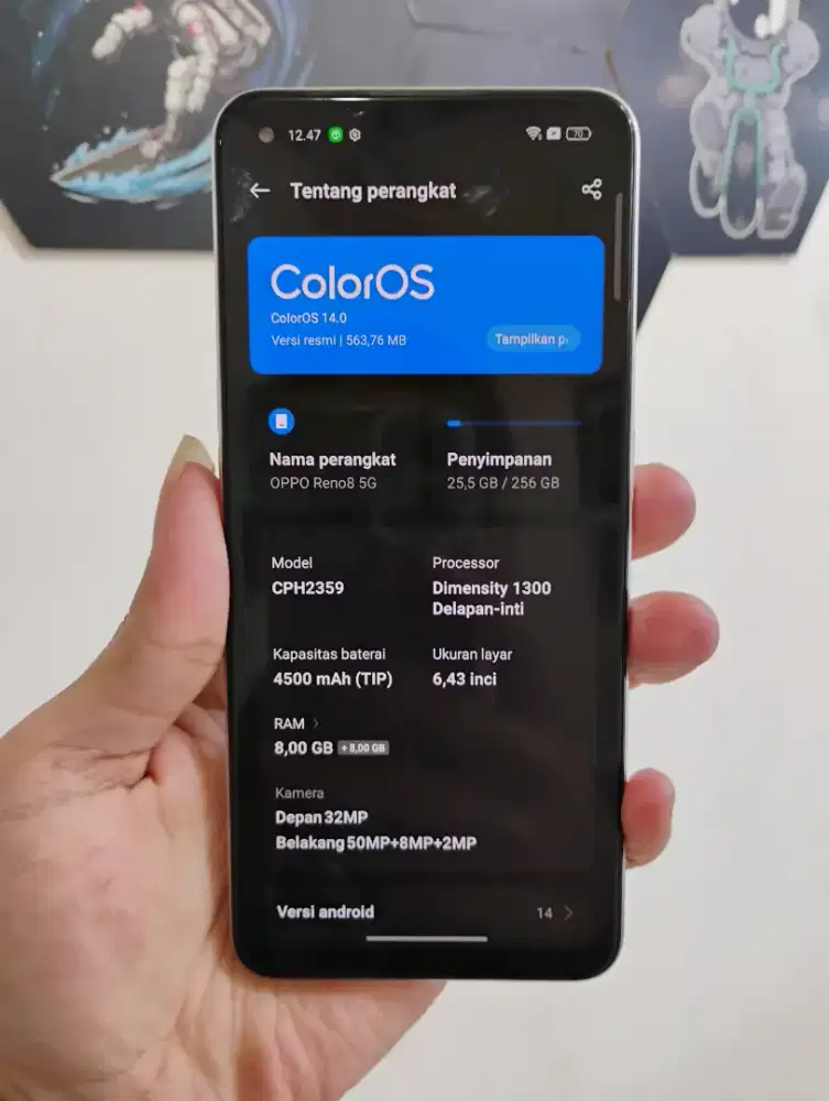 Oppo Reno 8 5g 8/256gb