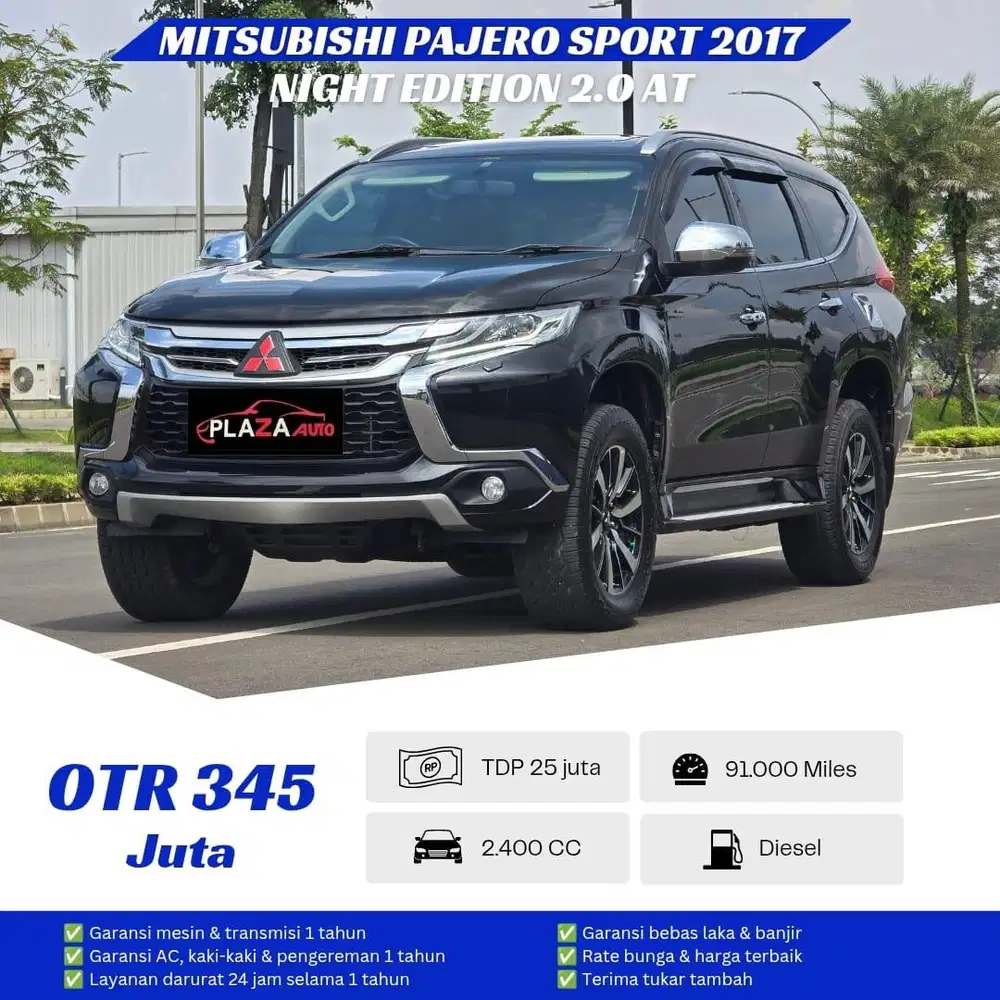 Mitsubishi Pajero Sport 2017 Dakar 2.4 Automatic Ready 2 Stok