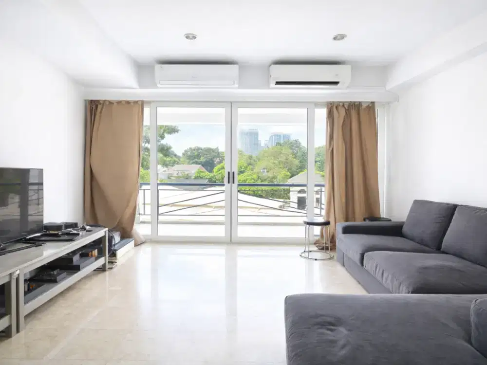 Apartemen Elite Brawijaya Kebayoran Baru – 3BR 154m² Full Furnished