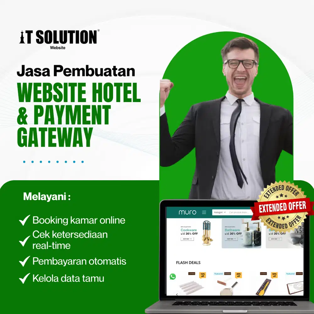 Jasa Pembuatan Website Hotel & Payment Gateway – Booking Online Otomat