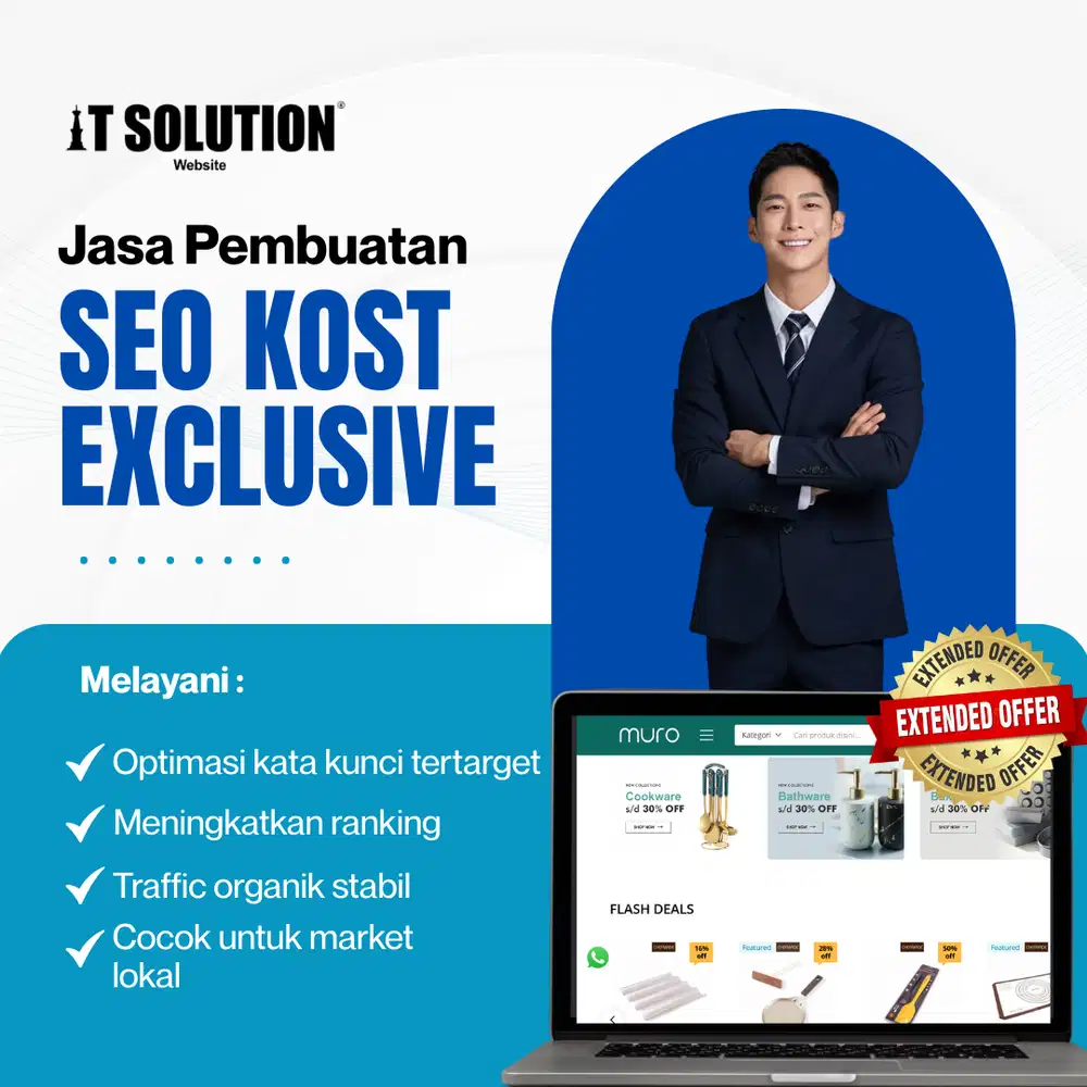 Jasa SEO Kost Exclusive – Website Kost Mudah Ditemukan di Google