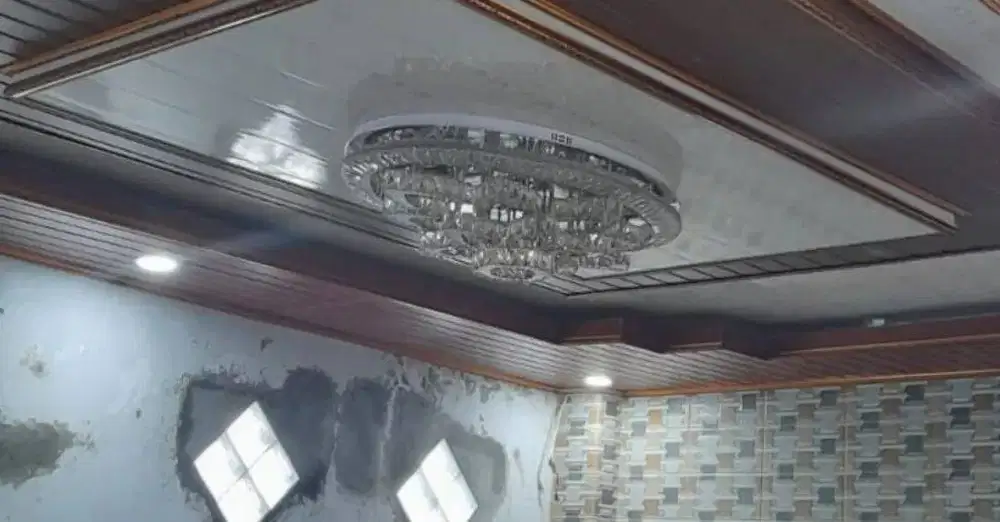 Jasa Tukang Pasang Plafon Partisi Wall Moulding Sekat PVC GRC Gypsum